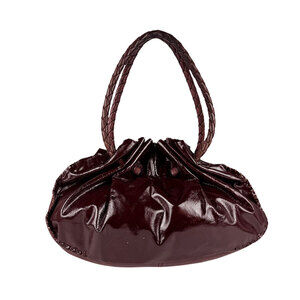 Bottega Veneta handbag Bordeaux Purple patent leather